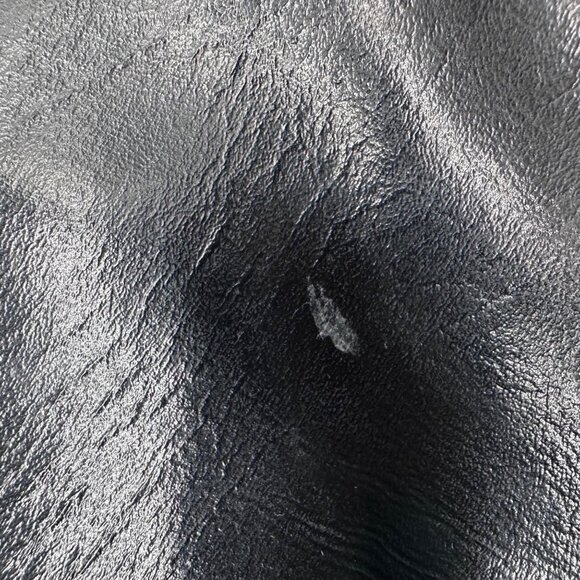 Vintage Purse Black Patent Shoulder Bag Bow Gold Metal Clasp Mid Century Retro - Picture 9 of 15